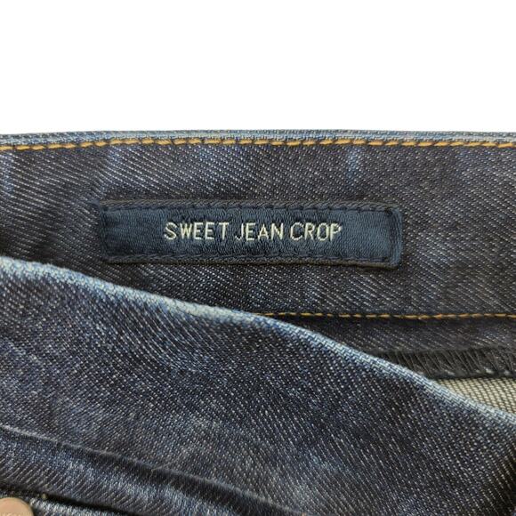Lucky Brand Jeans Womens 6/28 (32x24) Blue Sweet Jean Crop - Picture 6 of 8